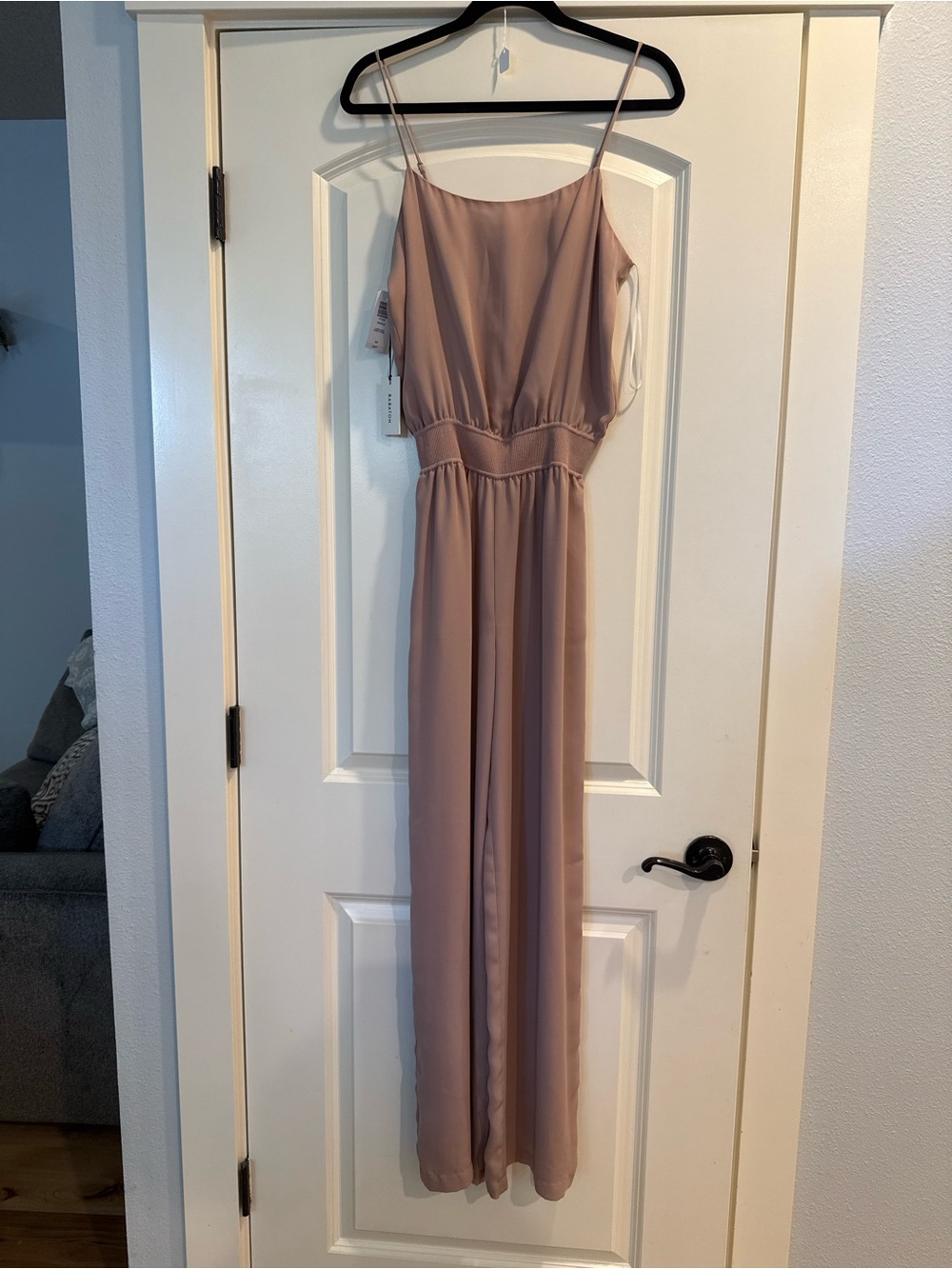 Scala Women's Maxi Jumpsuit in Dusty Blush